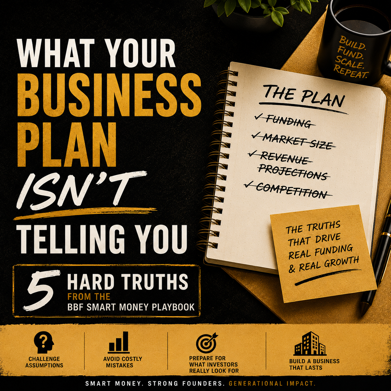 What Your Business Plan Isn't Telling You: 5 Hard Truths from the BBF Smart Money Playbook
