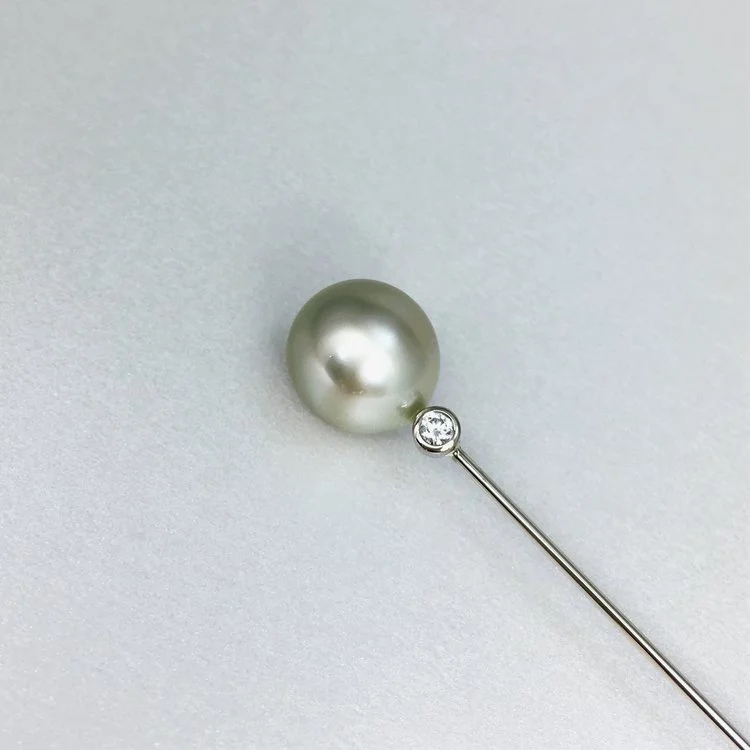 Olive Pearl Stickpin