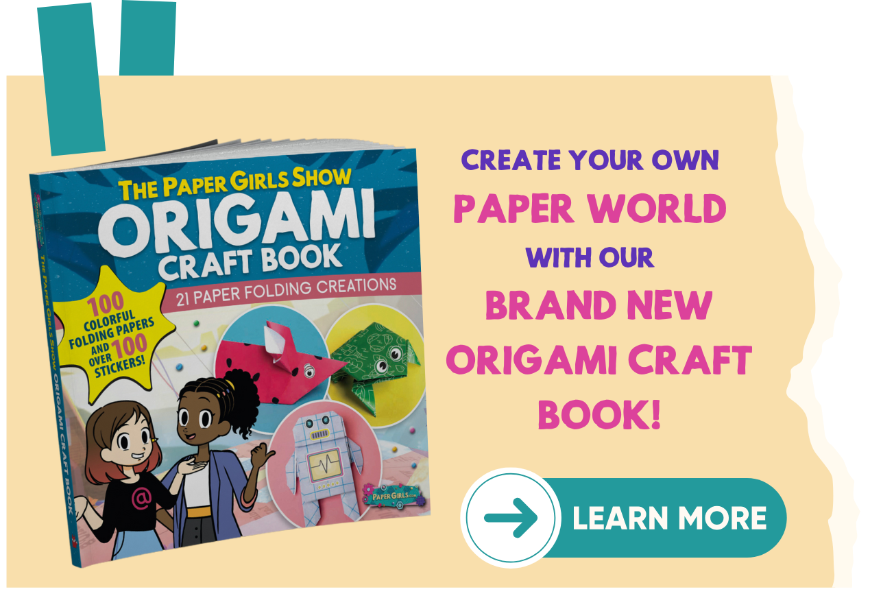 Dive into the paper girls world with our brand new origami book!.png