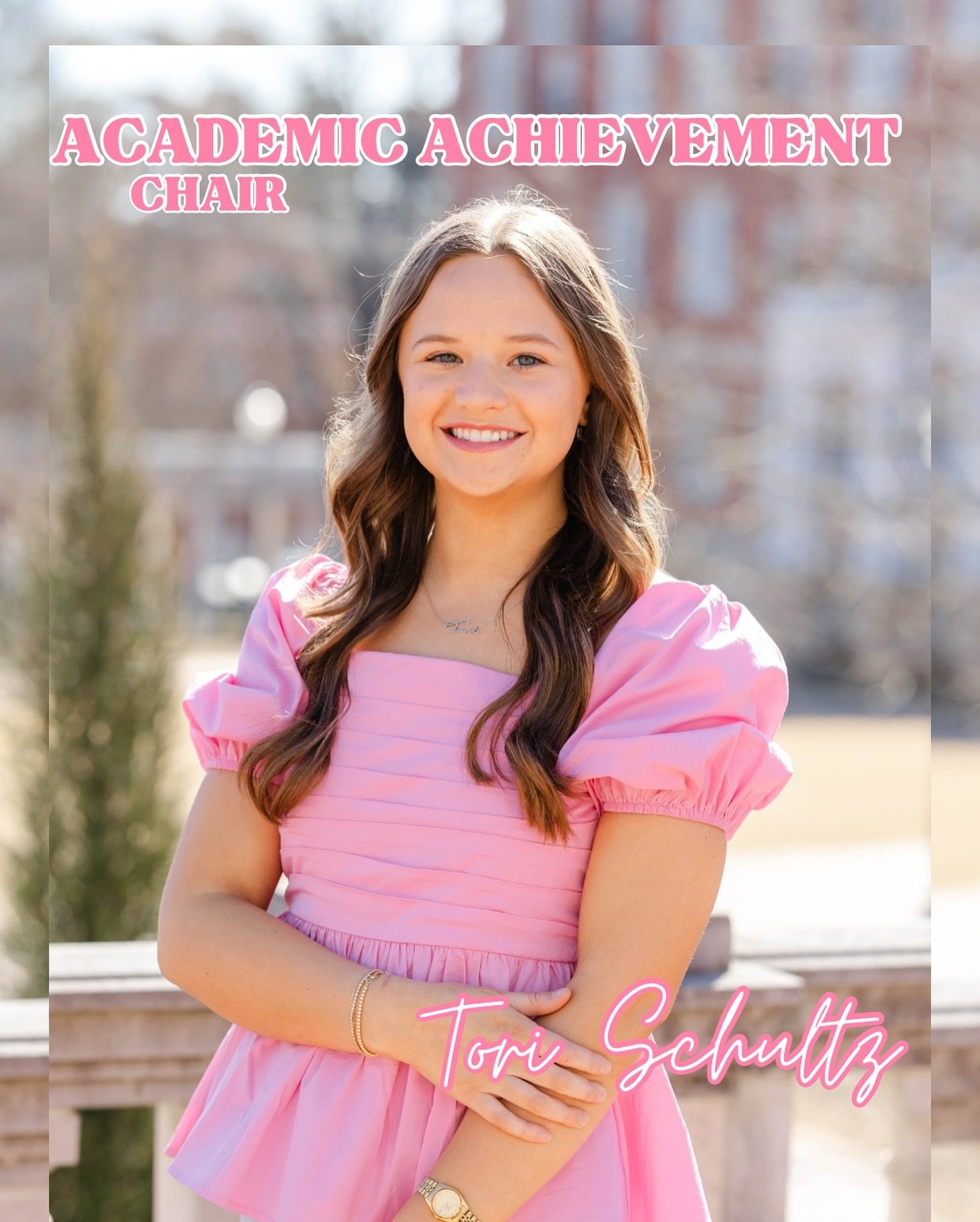 Meet Tori Schultz, our Academic Achievement Chair!🤍🤍 

&ldquo;Hi!!! My name is Tori Schultz and I have the privilege of serving as this year&rsquo;s Academic Achievement Chair for the Gamma Rho chapter of Zeta Tau Alpha! Within this position, I hav