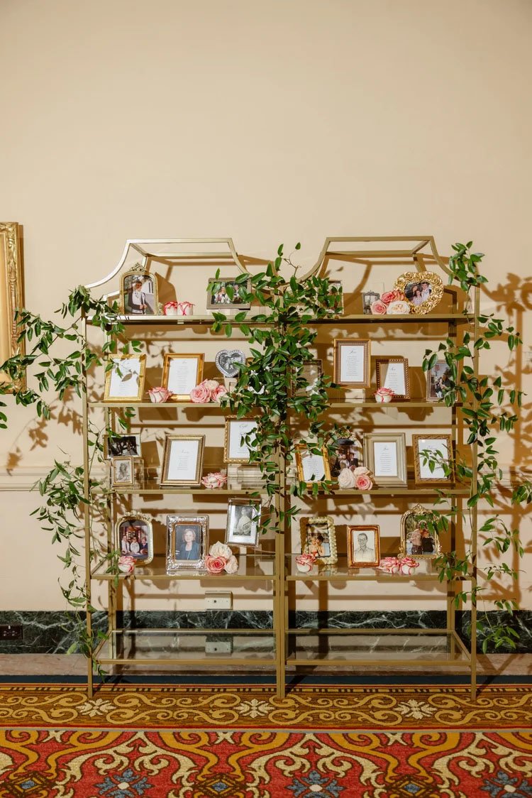 Golden Glam Display Shelf