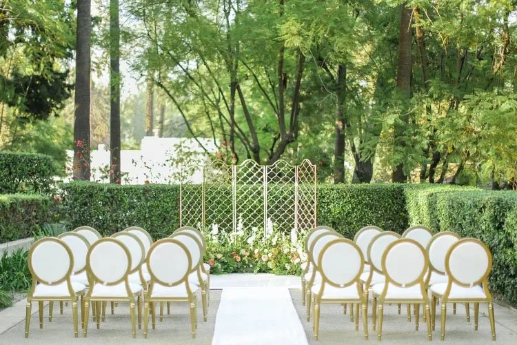 Rebecca Quatrefoil Tri-Fold Screen