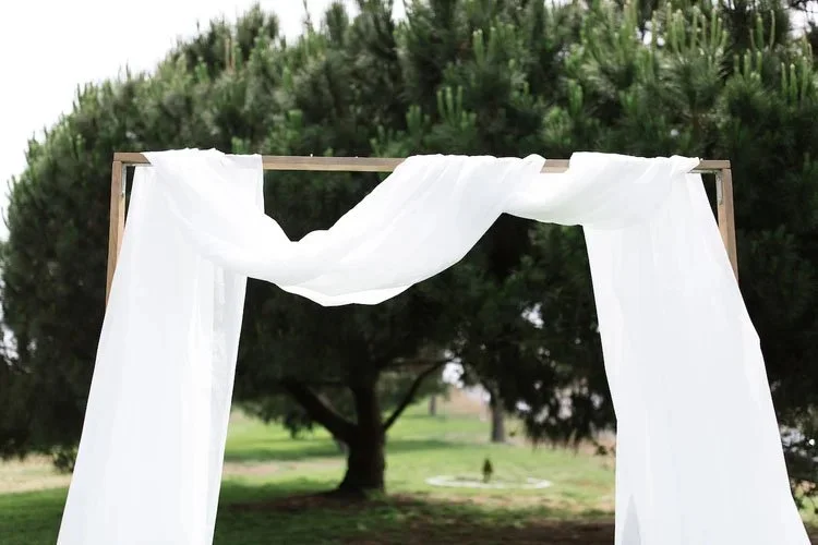 Whispy White Drapery Fabric