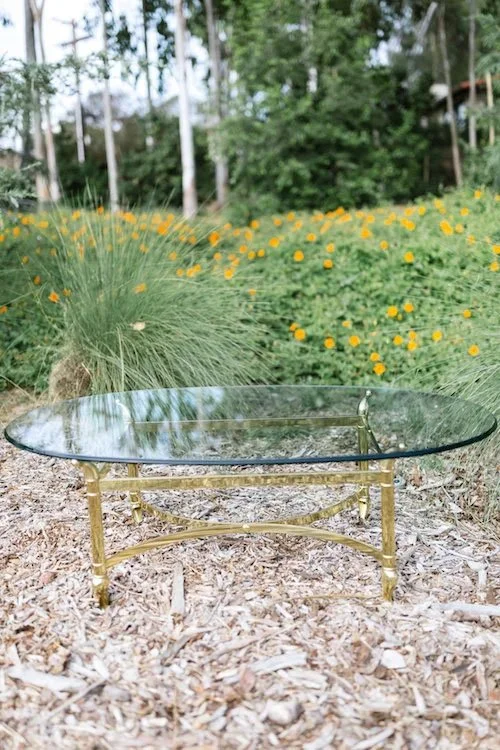 Belle Brass Coffee Table