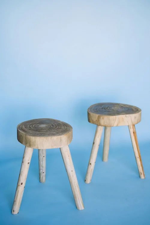 Rings of Wood Side Table