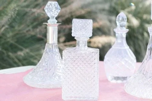 Cut Glass Decanter Trio
