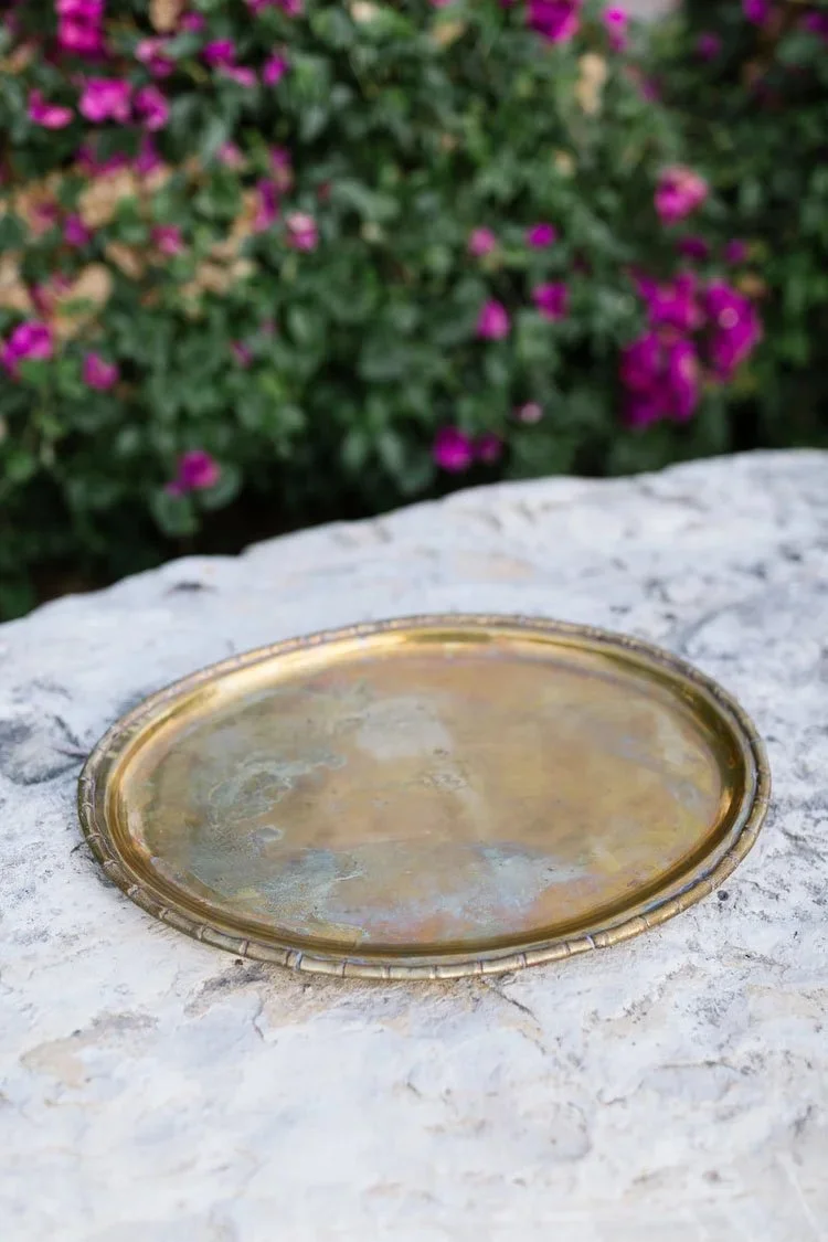 Baroque Gold Square Tray