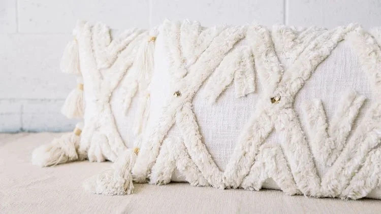 Textured Detail Pillow