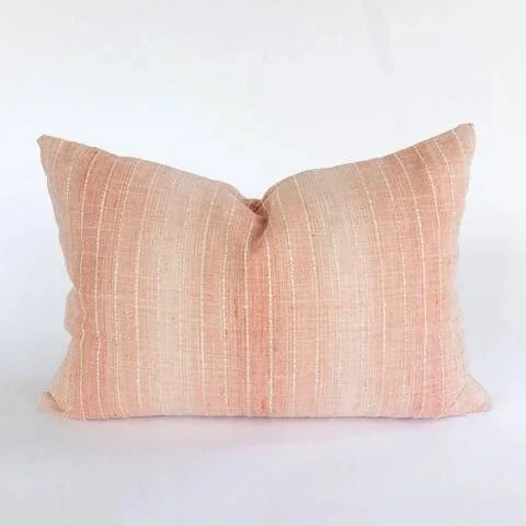 Coral Ombre Lumbar Pillow