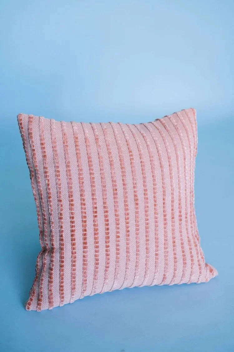 Striped Velvet Pillow