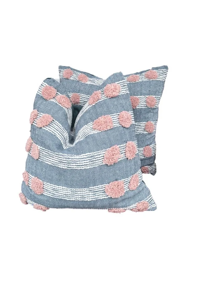 Petal Pom Accent Pillow