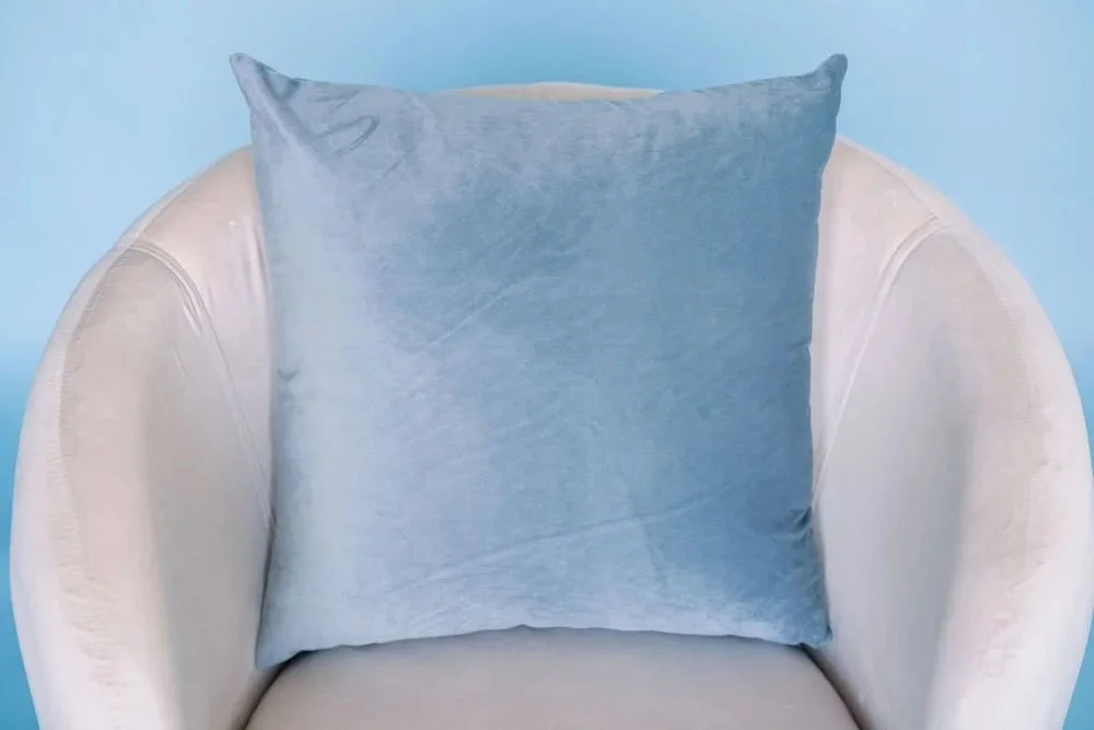 Skywash Velvet Pillow