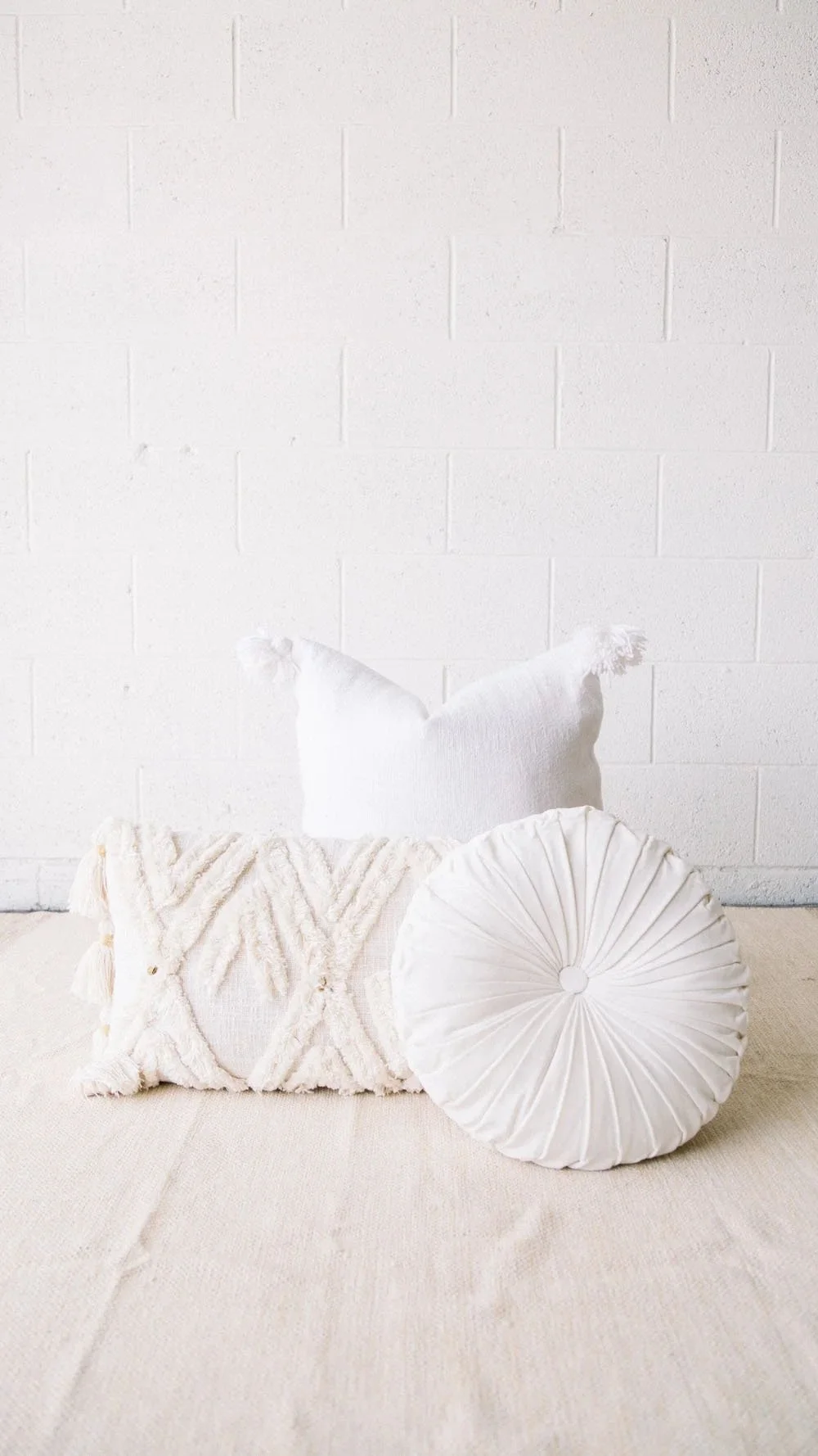Soft Neutral Pillow Set