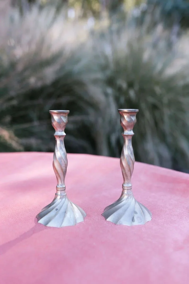 Twist Stem Brass Holders