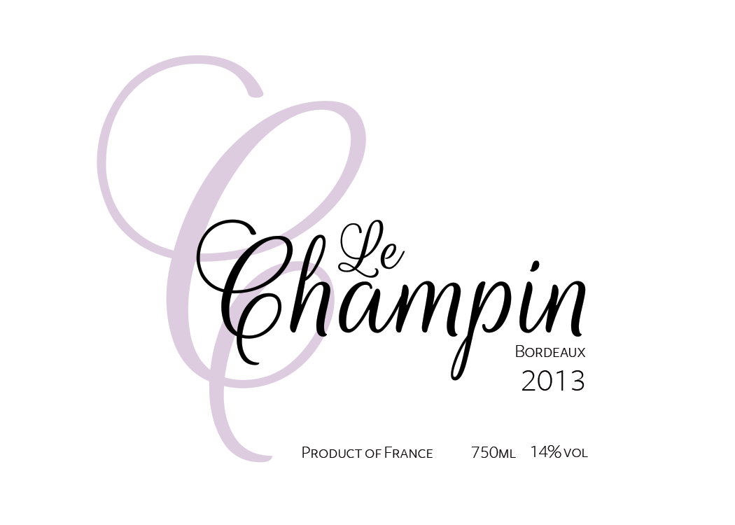 2017-03-02 Wine Label - Le Champin - Bordeaux.png