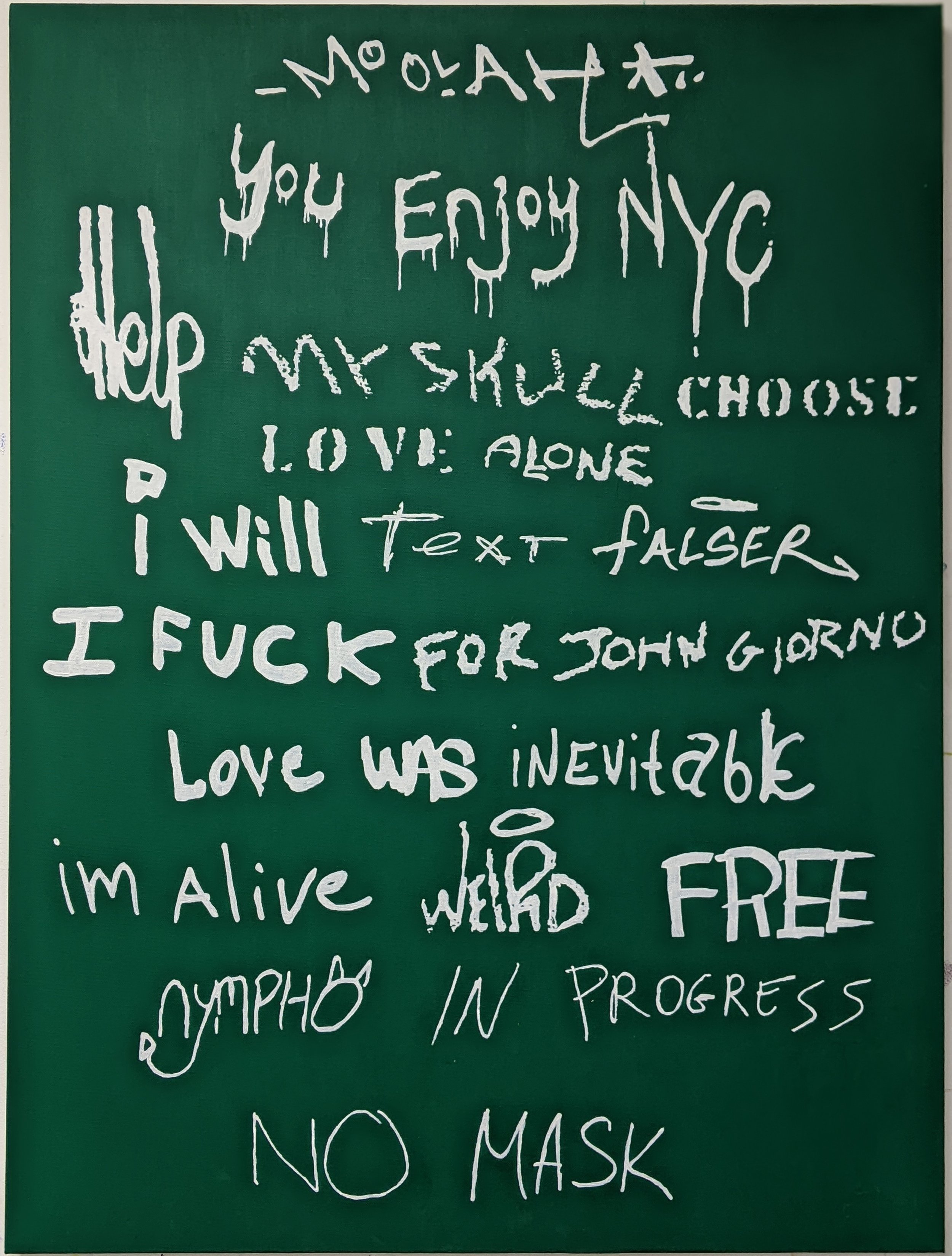 Vector Poem (Crosby, Prince, Bowery, Broome, Grand, 10.27.21 10:21-10:46 AM), 2021