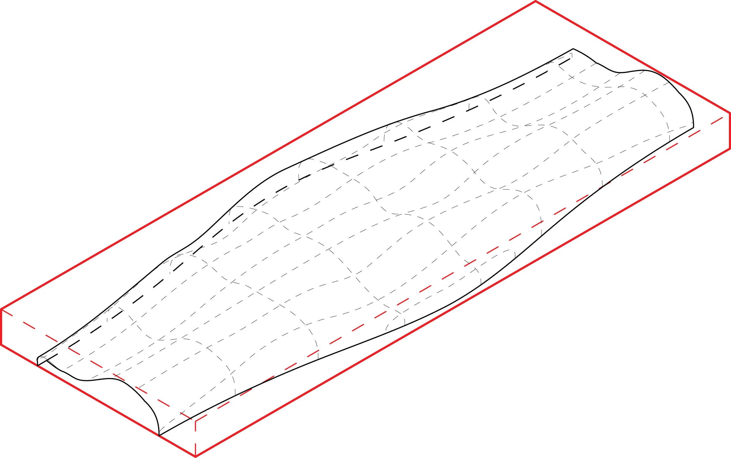 "Undulation" Coffee Table