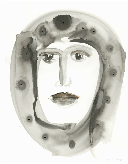 Stay Warm, ink on paper. Available soon: The Art Rental Collection of North Vancouver Arts Council.