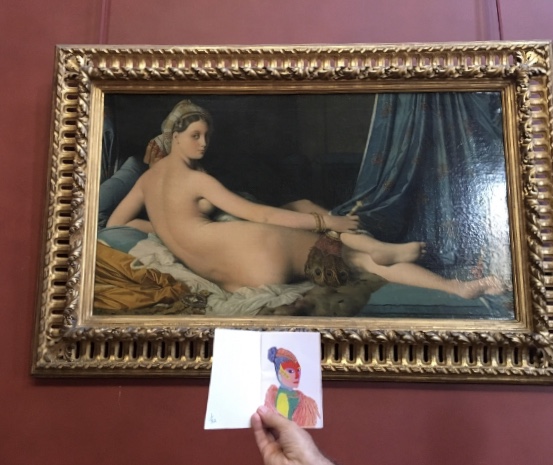 Jill with Inges Odelesque the Louvre Paris 2019.jpg