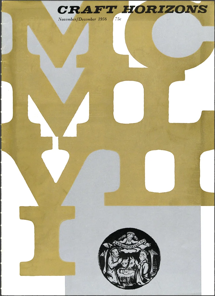 Russ Etter, Craft Horizons, November/December 1958, Volume 18, Number 6