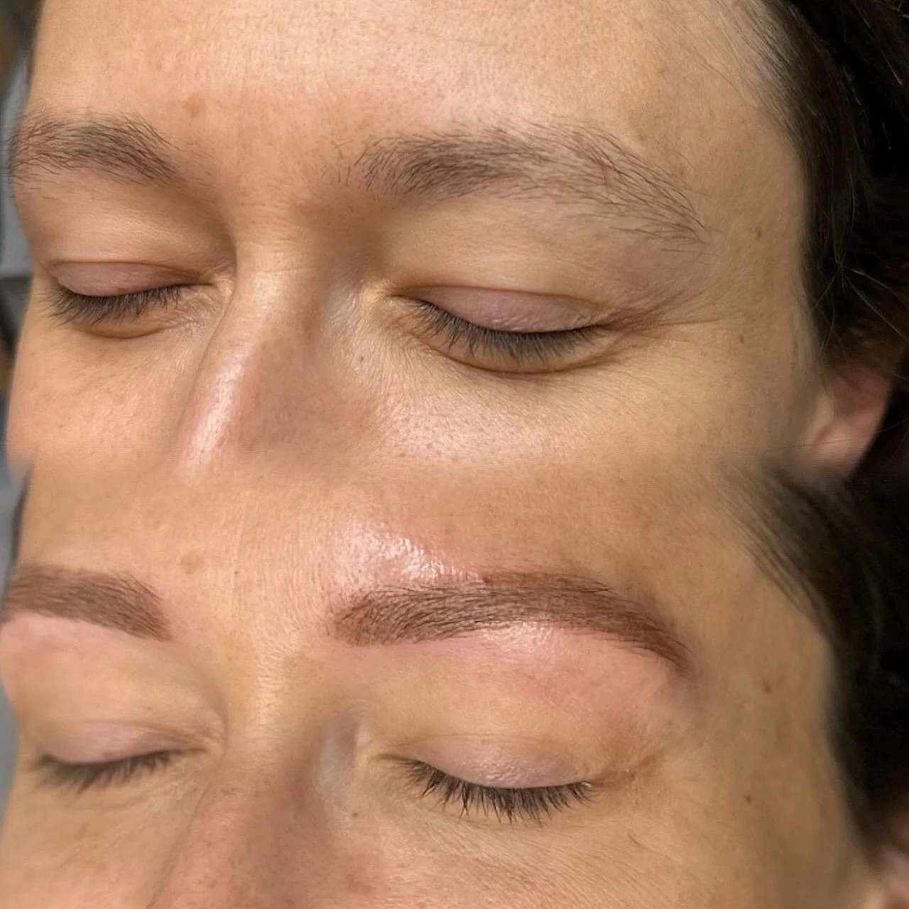 The song says it all. &ldquo;A change, will do you good.&rdquo; We changed up her grown out brows to better fit her facial structure and added pigment to define the shape even more.