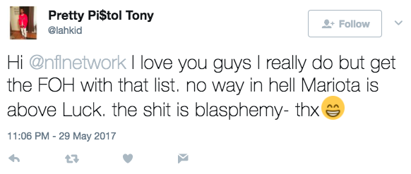 BLASPHEMY!