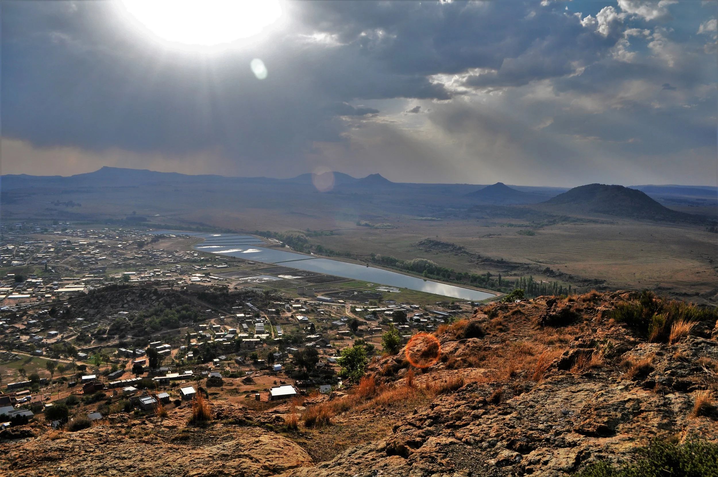  The river is the border between Lesotho and South Africa. 