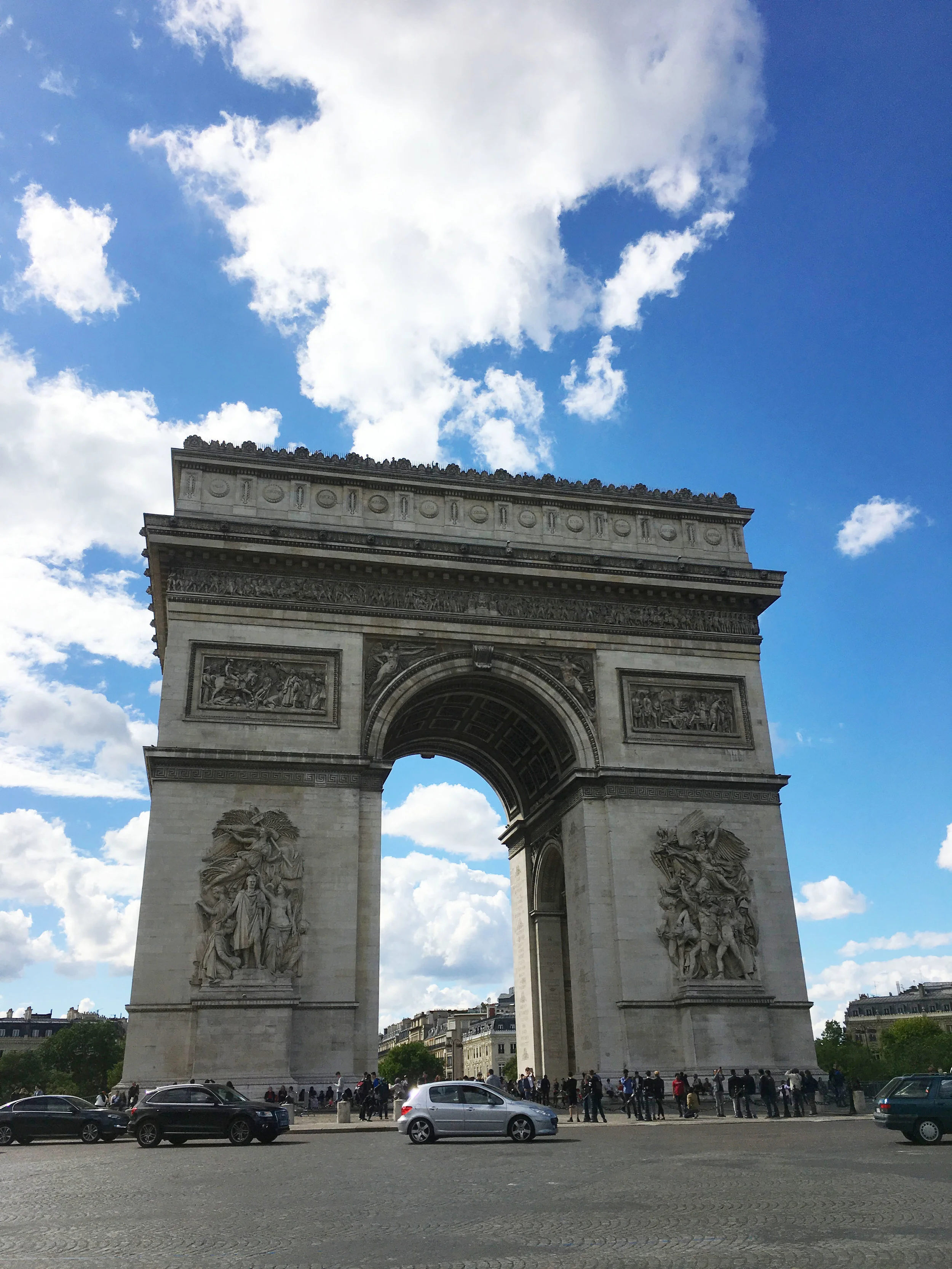Arc de Triomphe from the Champs-Élysées.
