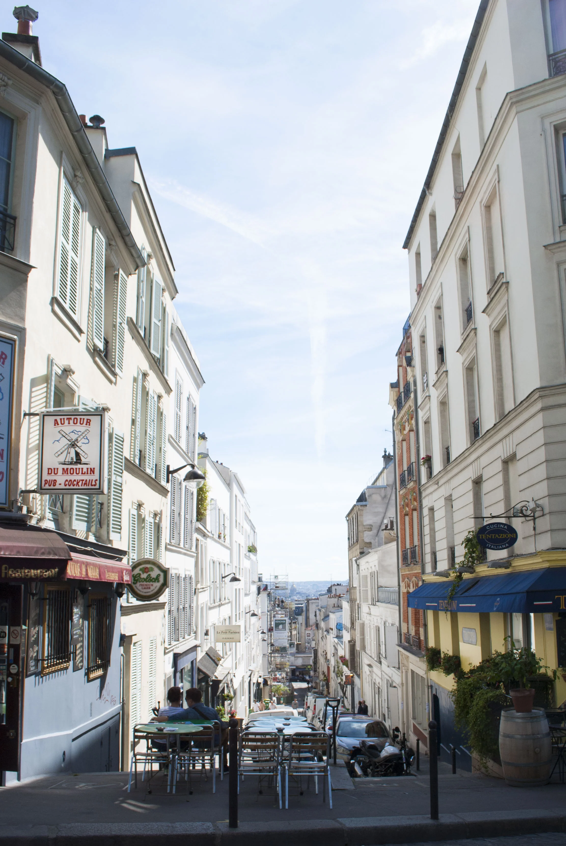 Montmartre's elevated view.
