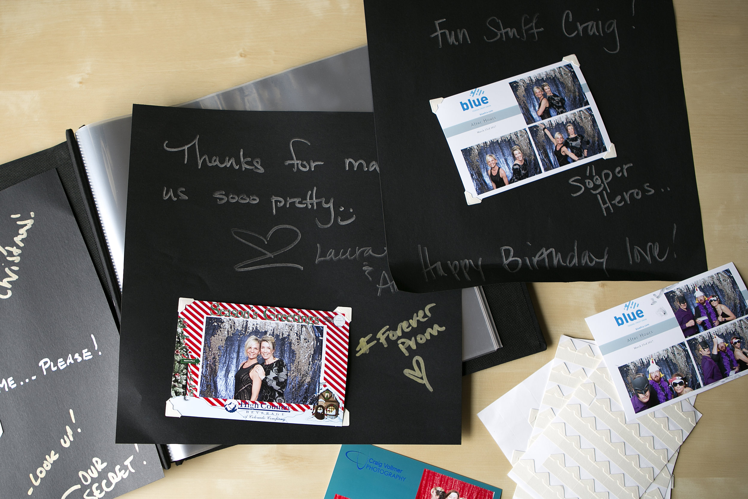 Have your guests put their photo and a message in a memory album!