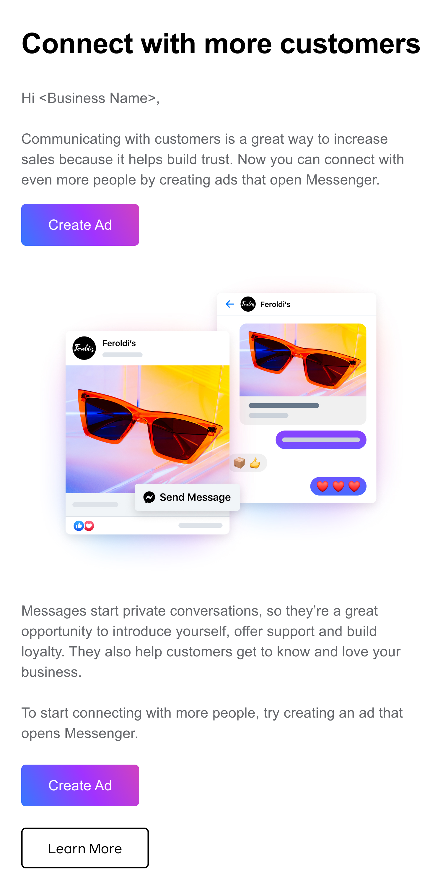  Email 1 targeting retailers 