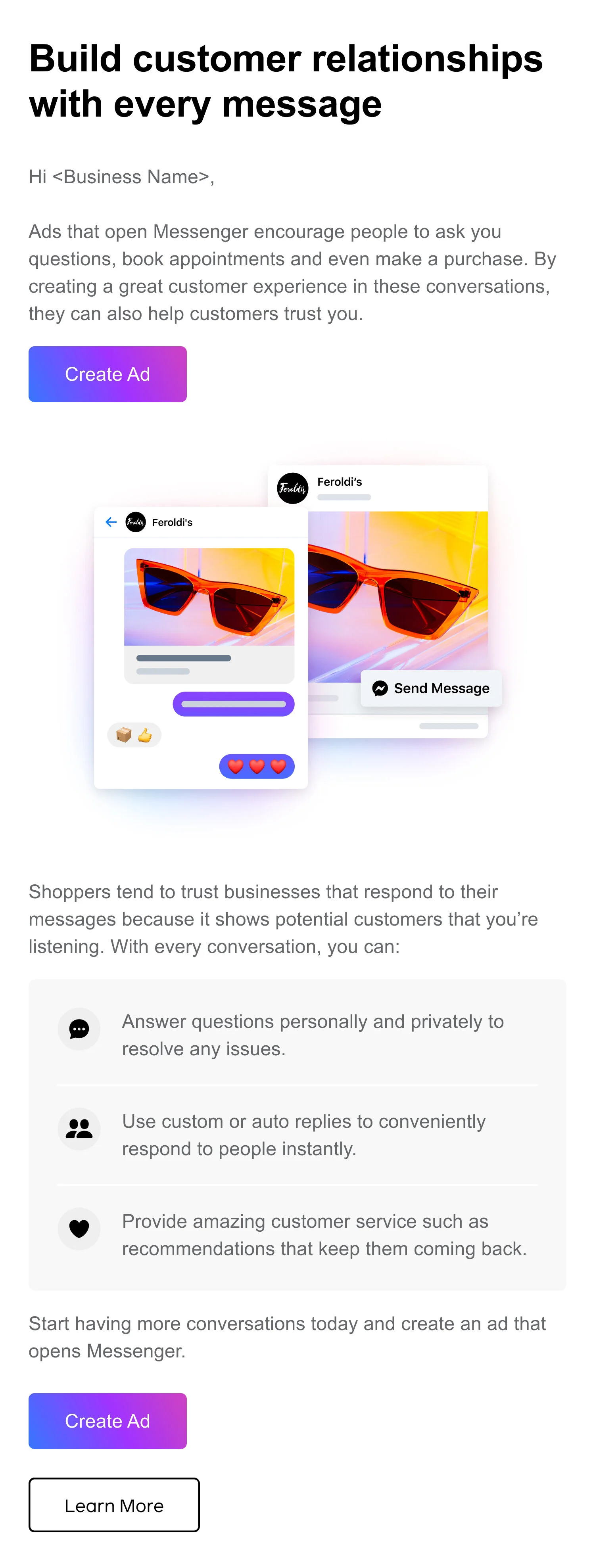  Email 2 targeting service businesses 
