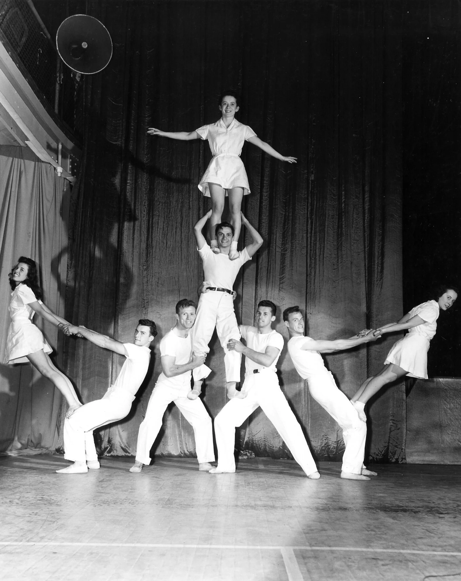 "Ground Pyramids", Gymkana 1947