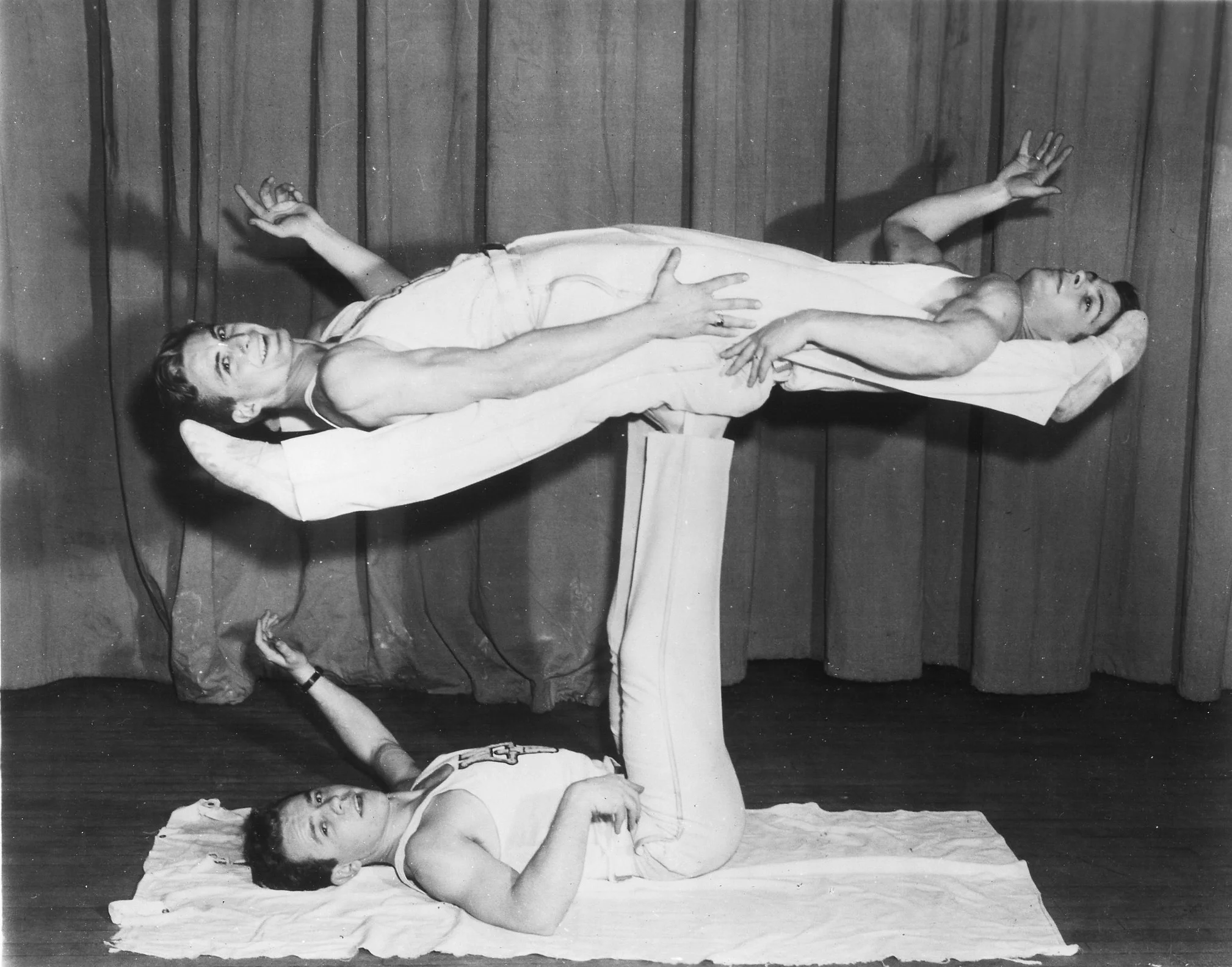 "The Tremendors" executing a "Double Mongolian"