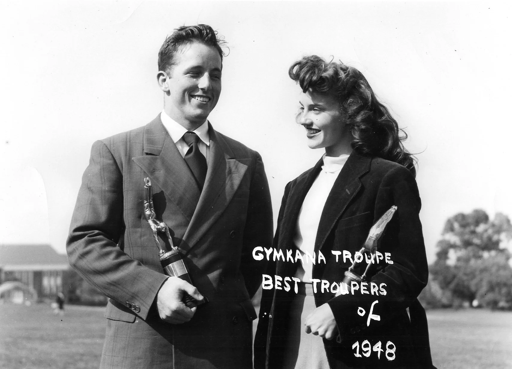 Gymkana 1948 Best Troupers, Gloria Myers and Chuck Finch