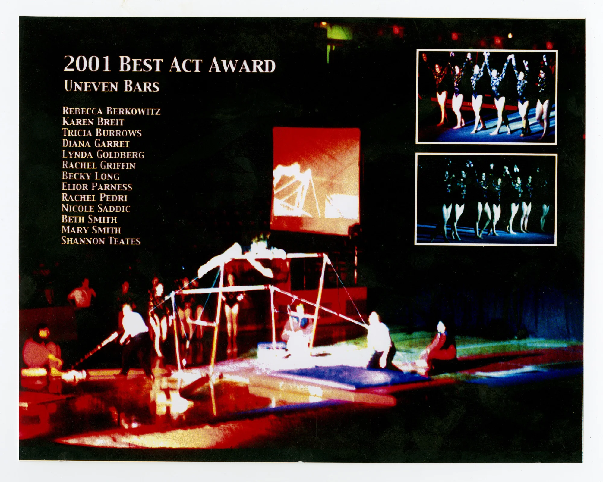 2001 - Uneven Bars