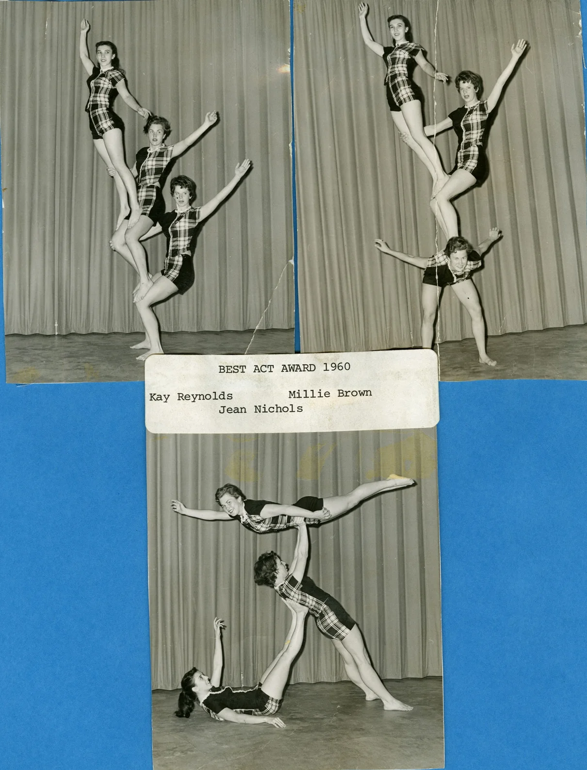 1960 - "The Tridettes" Women's Triples Balancing