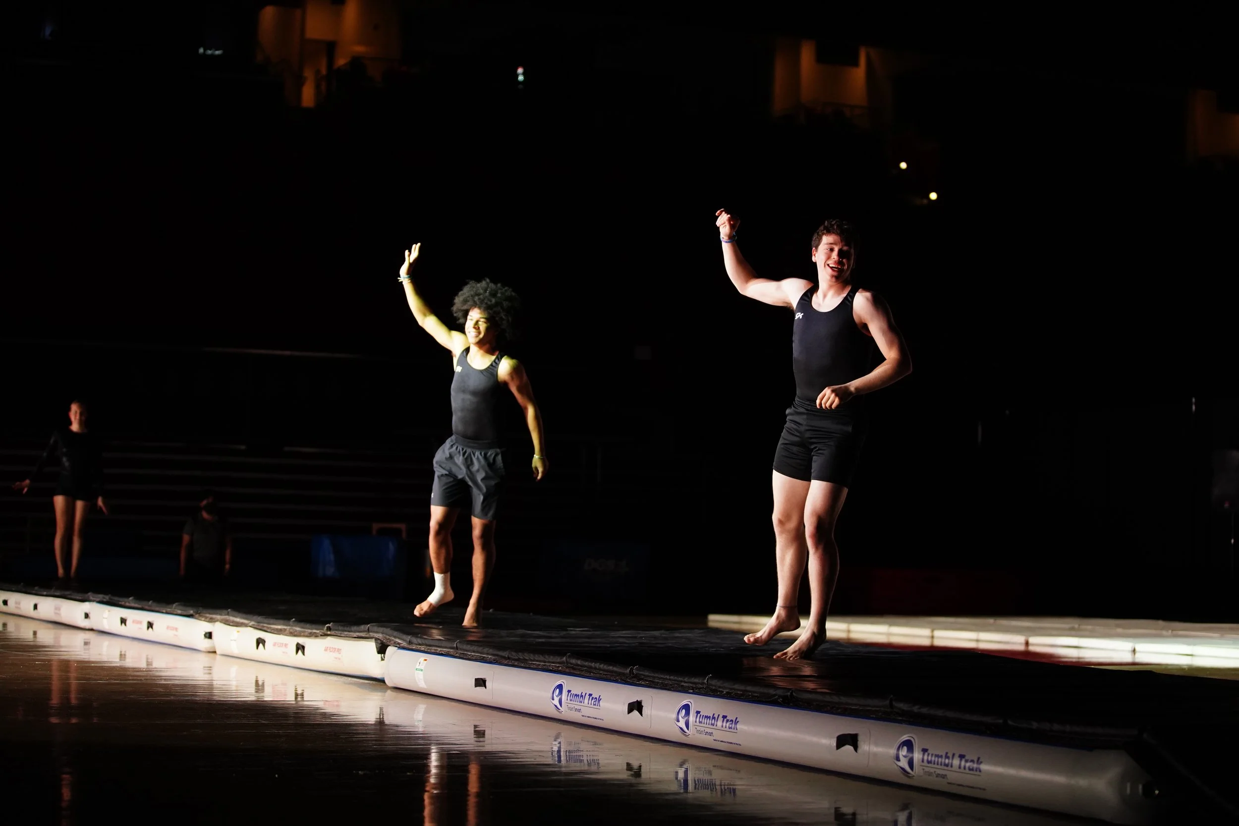  Javon Lecky and Jake Amster tumbling 