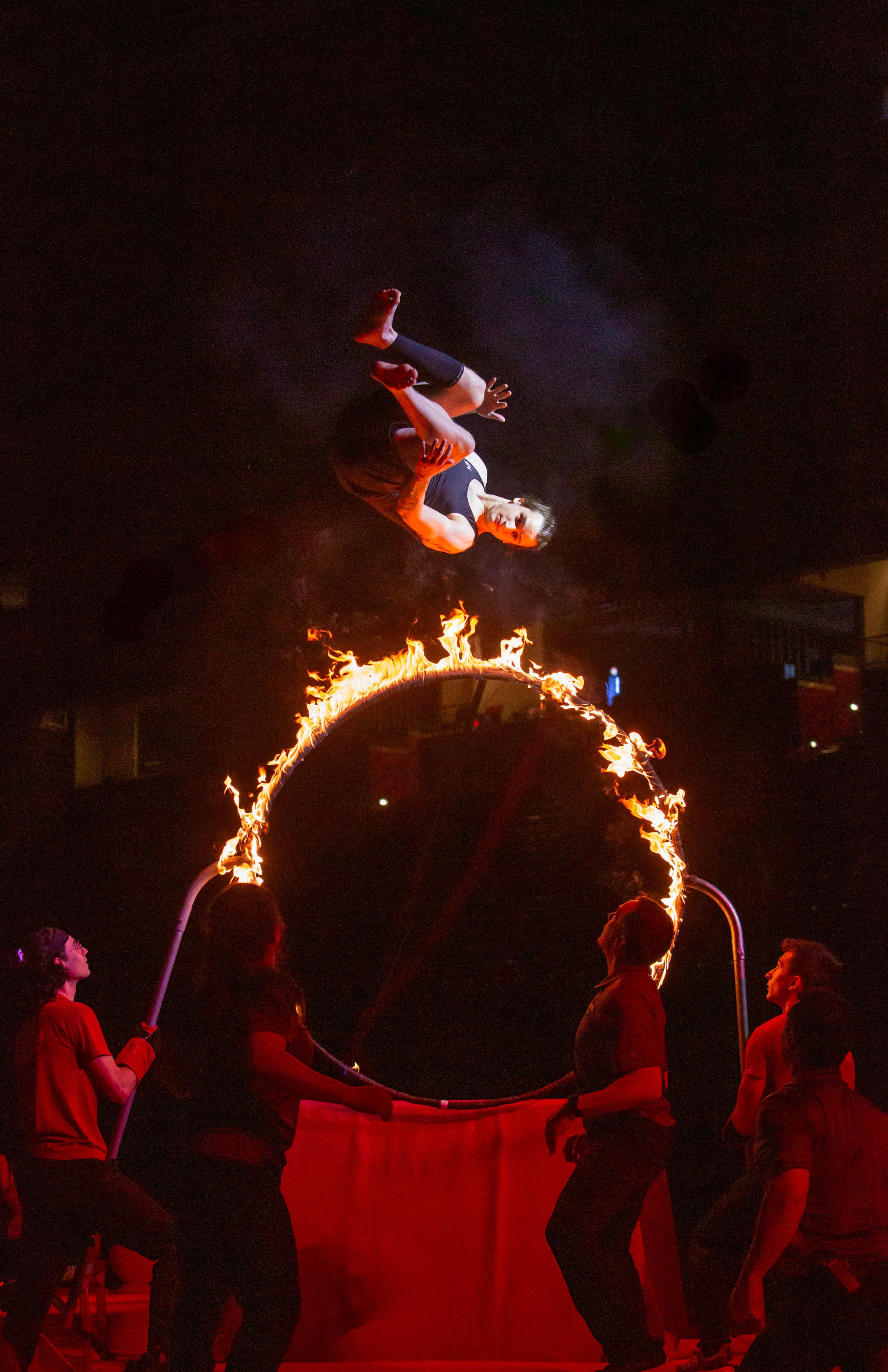  Jacob Barsam flip over fire hoop 