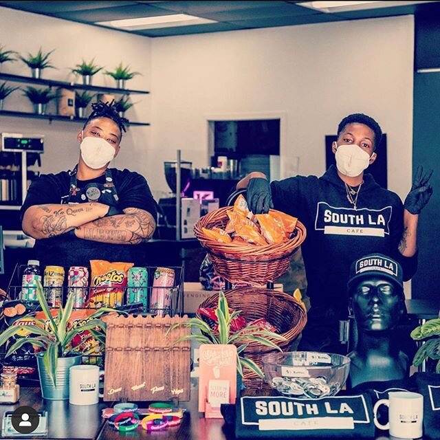 @southlacafe 
#peoplesbudgetla #supportblackbusiness #coffeelover #ilovela