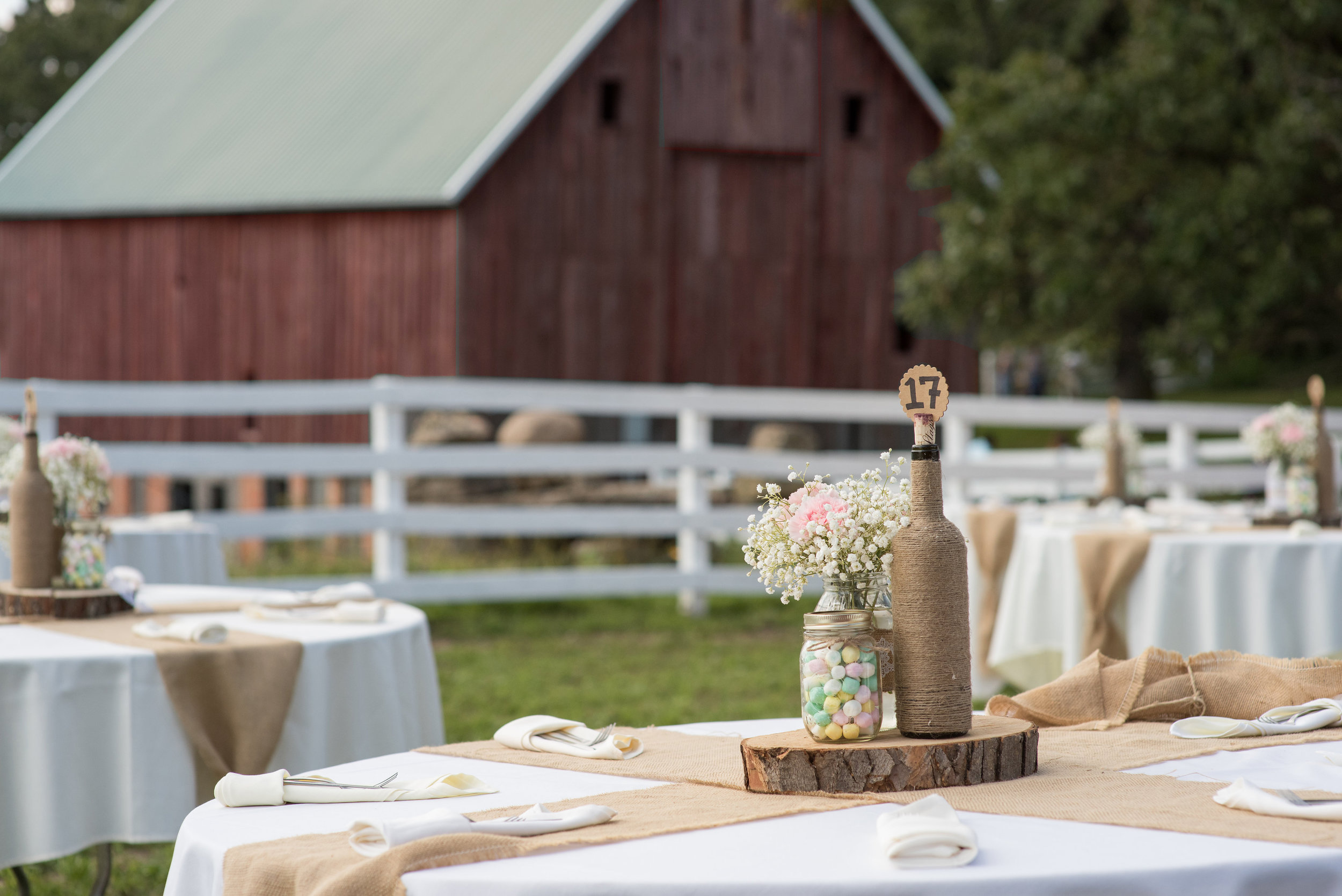  Almquist Farm can seat up to 400 guests in our outdoor dining area. 