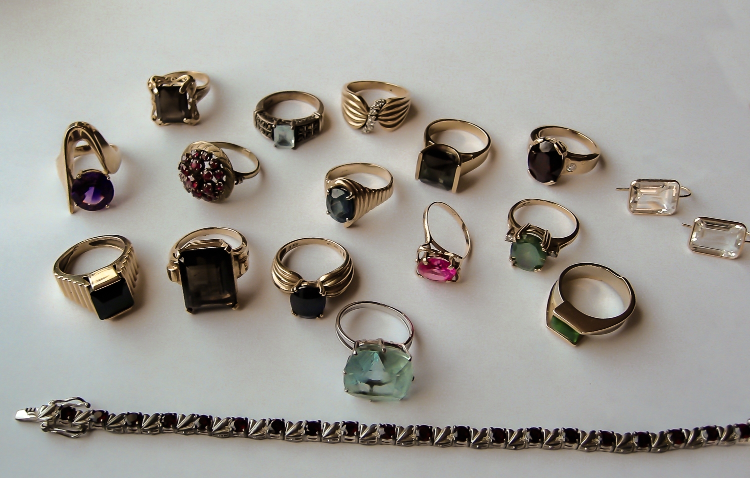   Collect all your old jewelry you would like to utilize.  