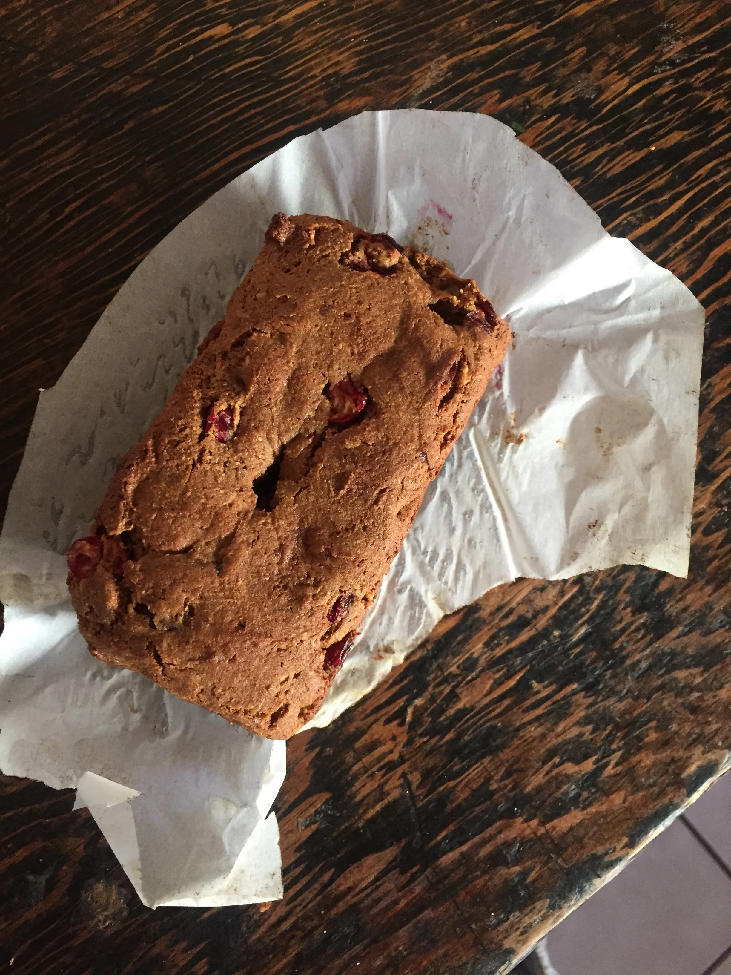 CRANBERRY GINGER LOAF