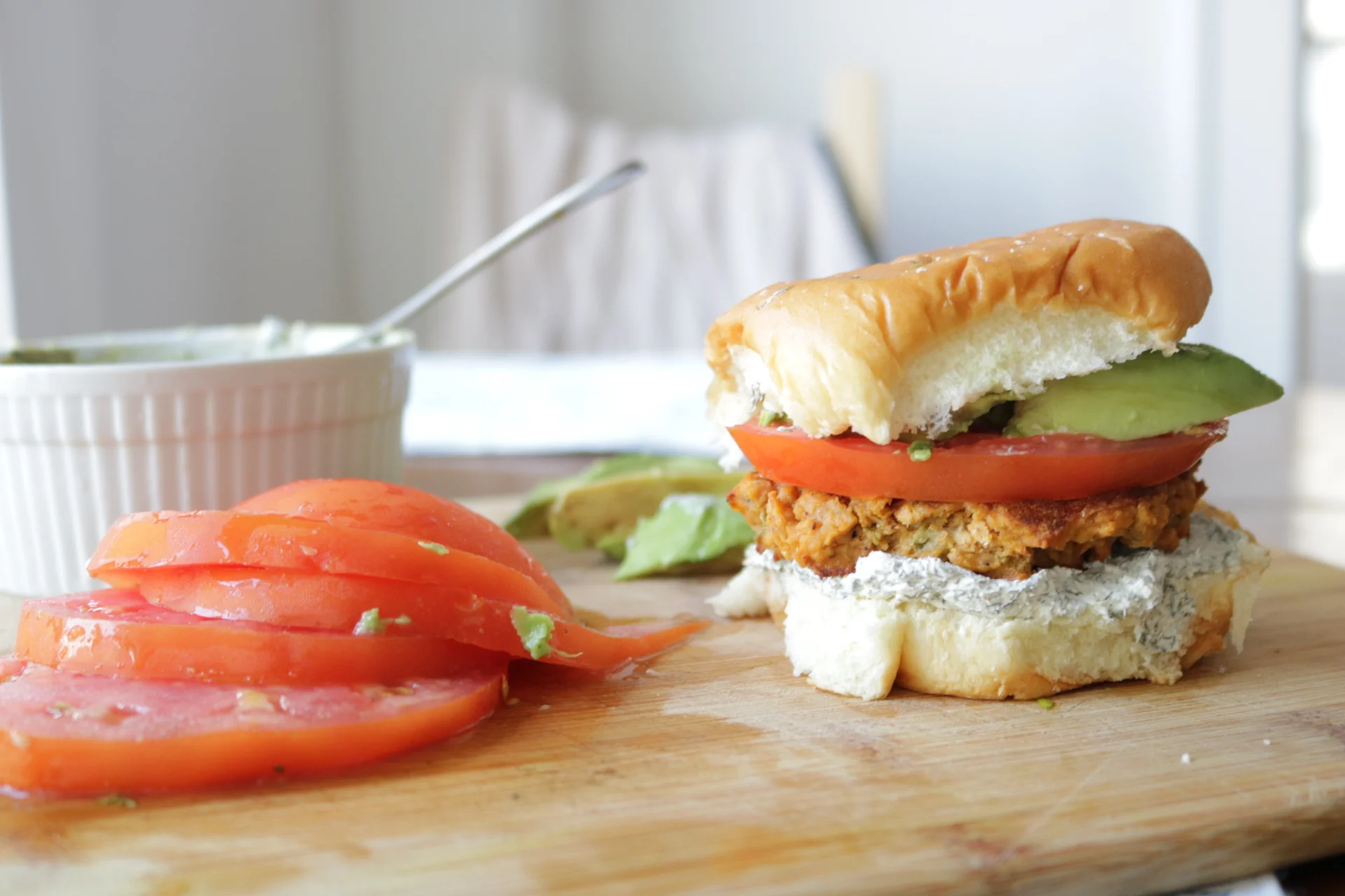 LAST MINUTE SWEET POTATO VEGGIE BURGERS