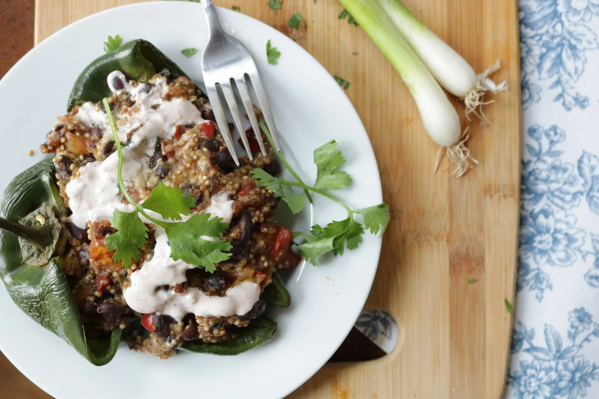 SOUTHWEST STUFFED POBLANO 