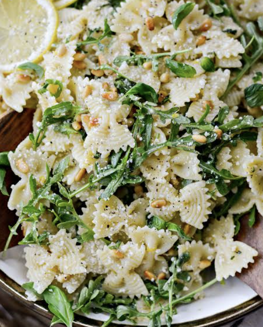 Lemon Arugula Pasta Salad