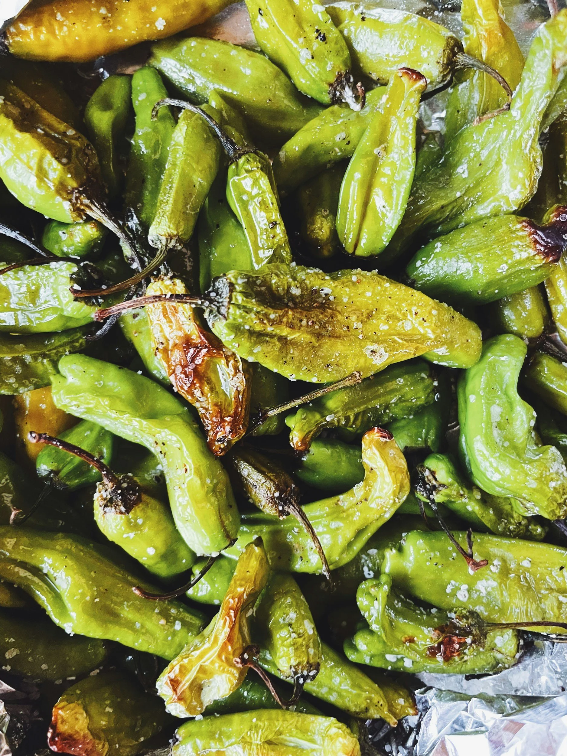 Seared Sesame Shishitos 