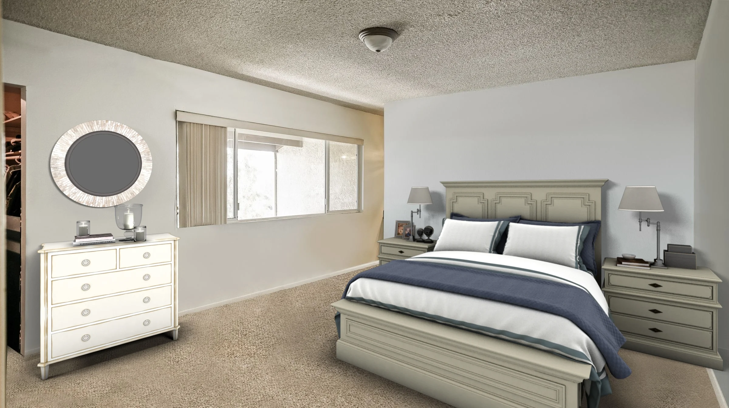 VIRTUAL CLEAN OUT WITH VIRTUAL STAGING