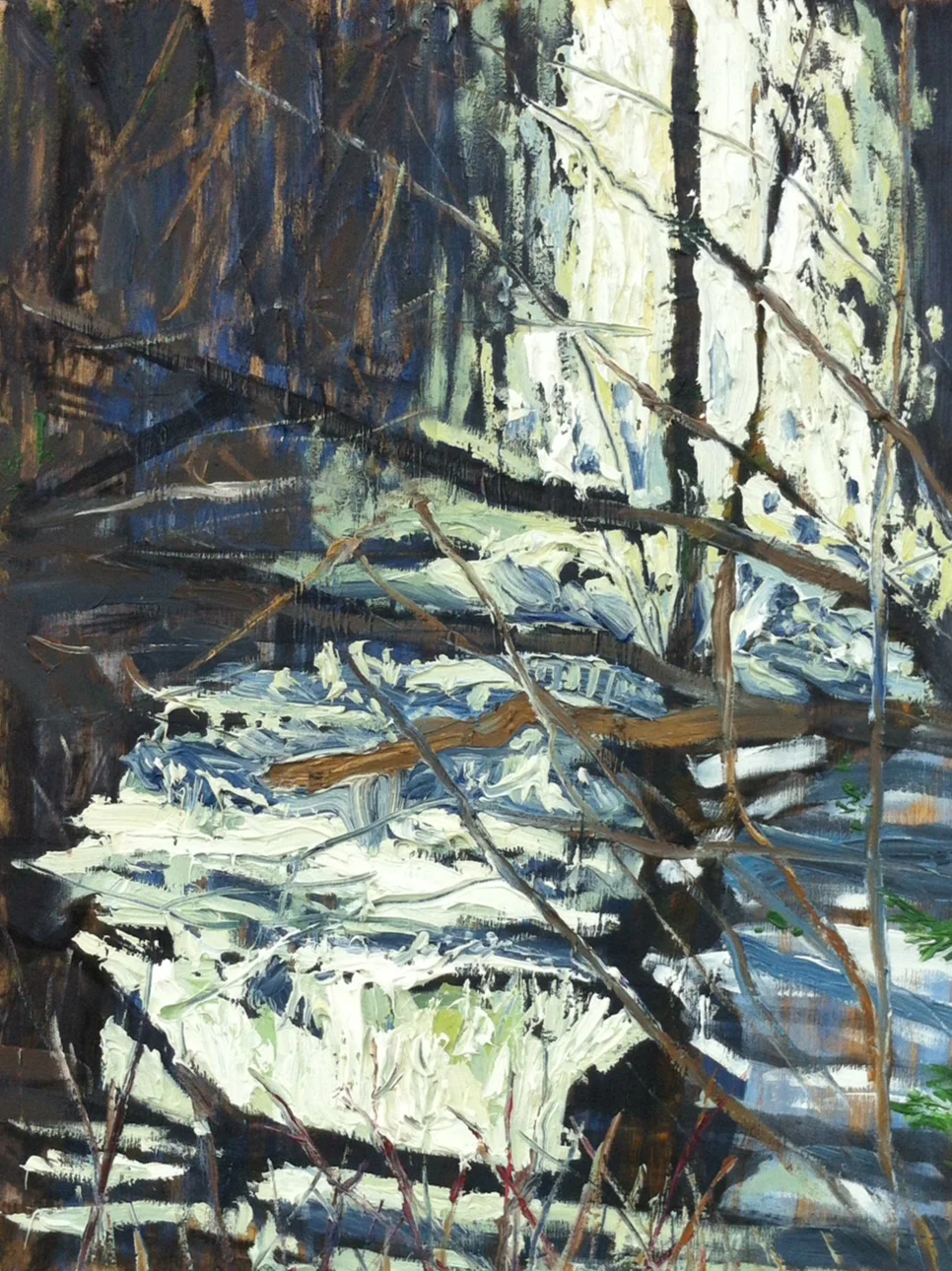 Spring Waterfall 12"x 9" 