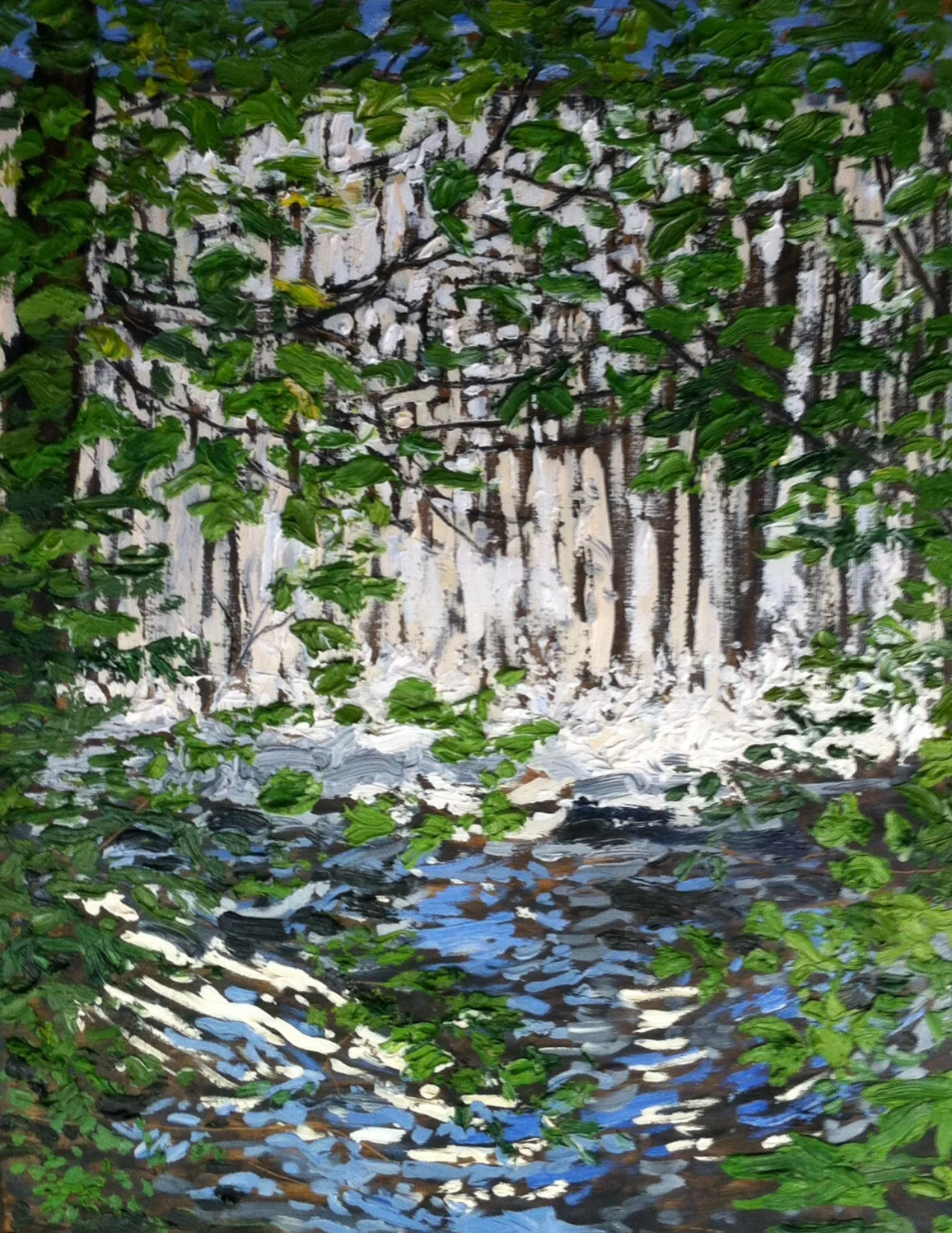 Free Falling 20"x 16" 